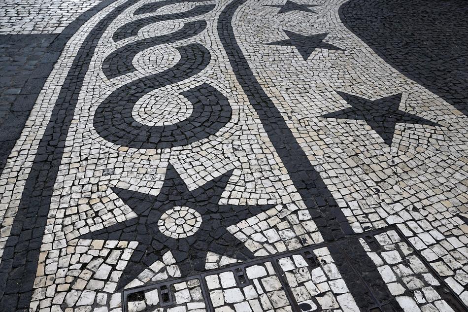 Road Mosaic Away