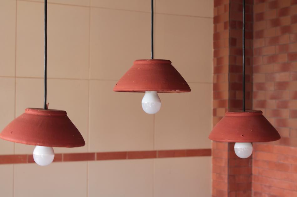 pendant lamps in cafes
