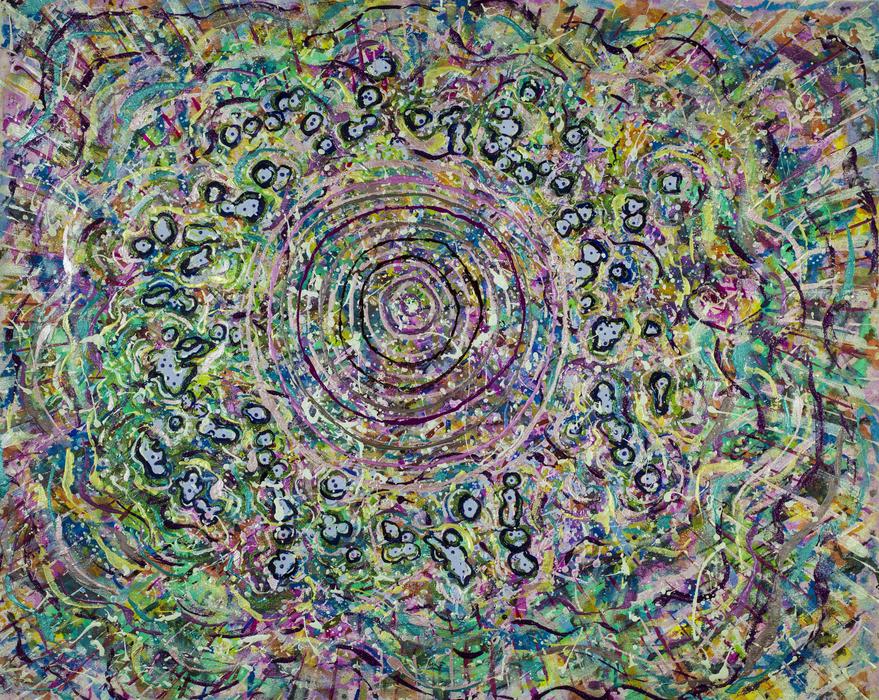 hypnotizing color art