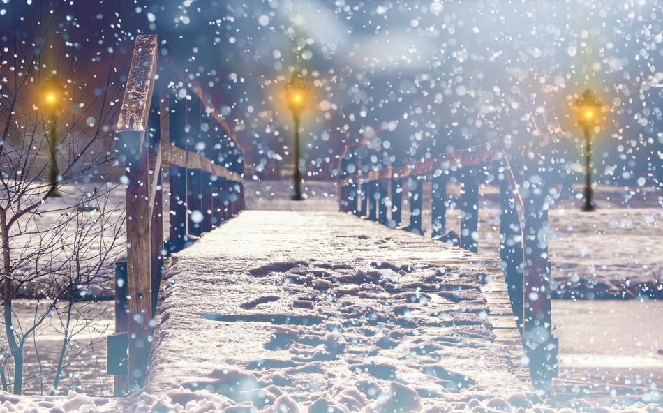 Snow Snowfall Lantern