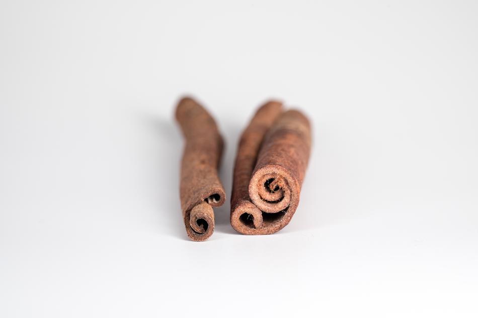 swirled cinnamon stick