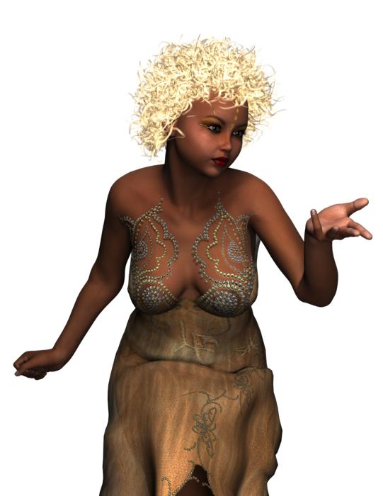 woman pose gold fantasy fae