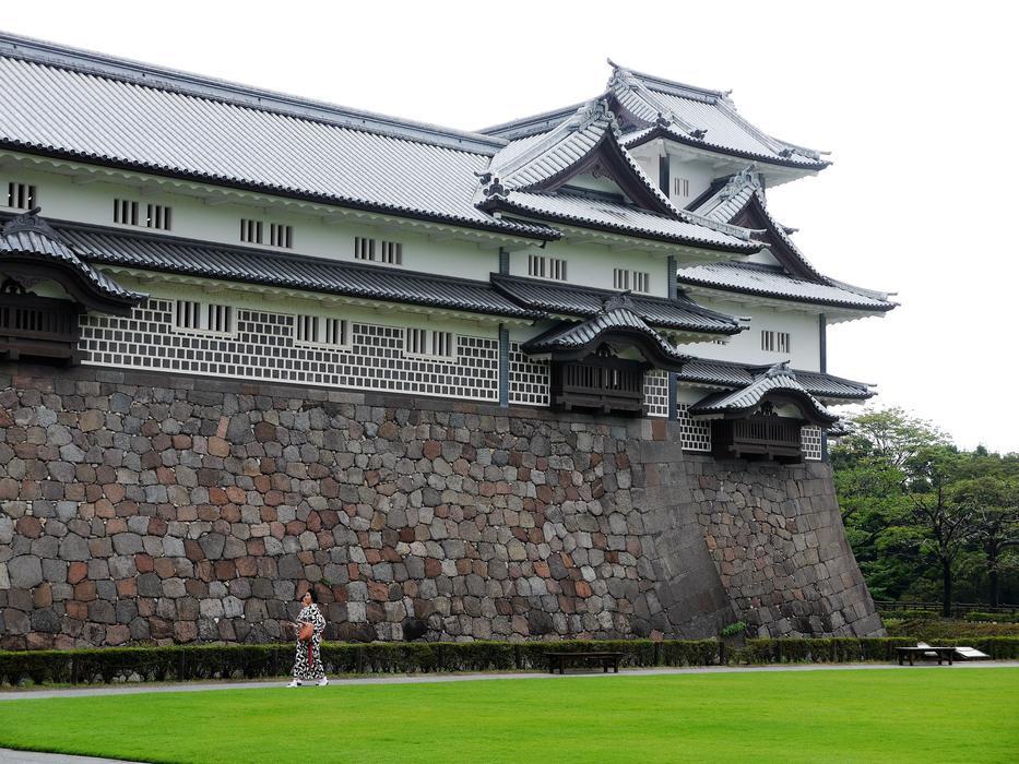 castle in kanazawa city