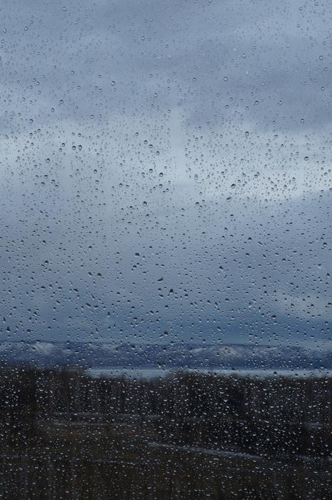 Rain Window Autumn