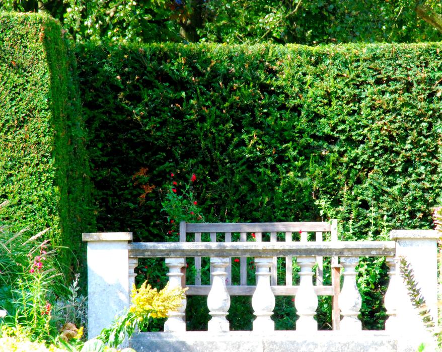 Garden stone Bench