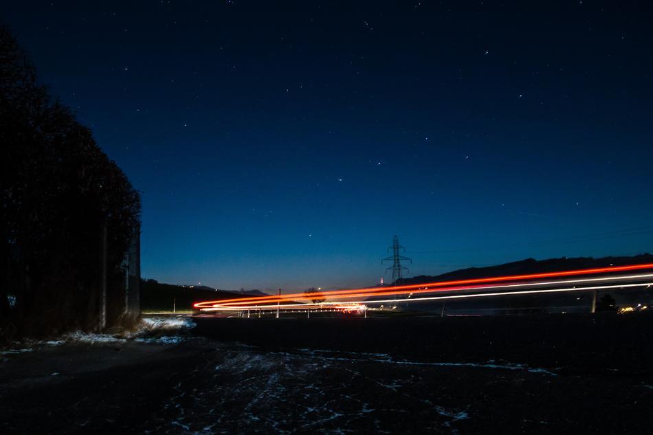 Long Exposure Auto Evening