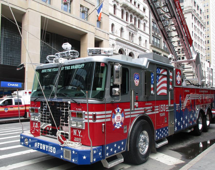 Fire Blue Light Truck