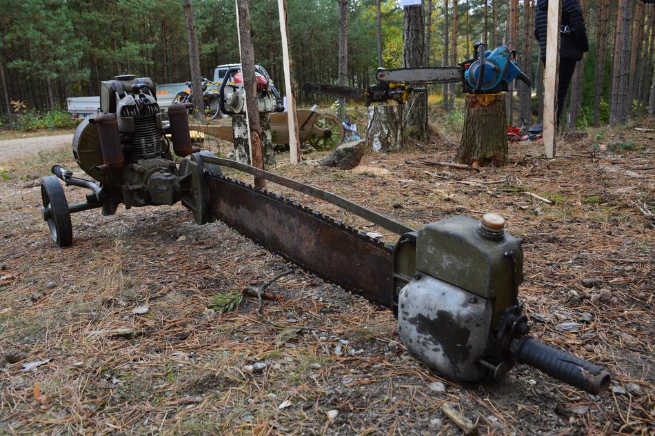 sawmill with trees landscape