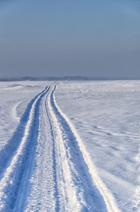 Snow Road Snowmobile