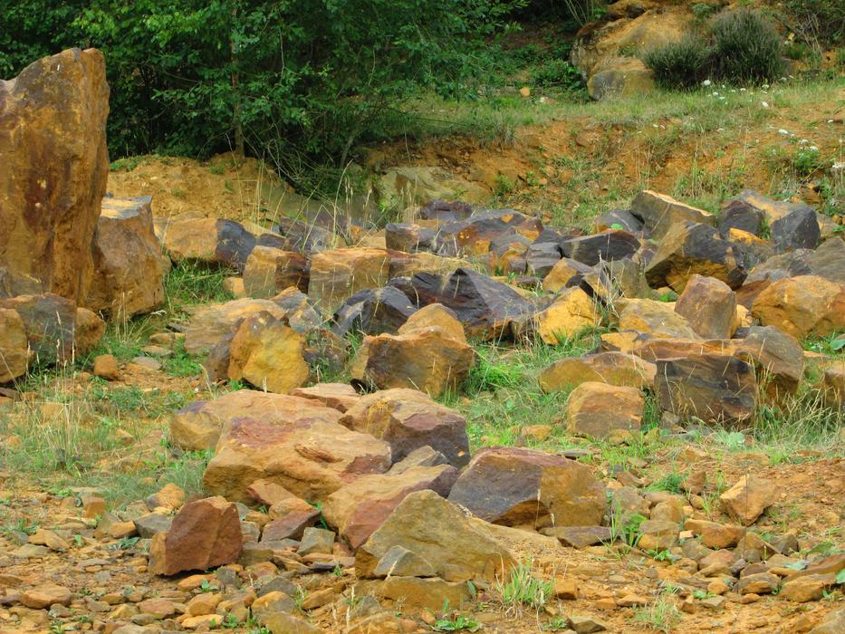 view of the stone quarry