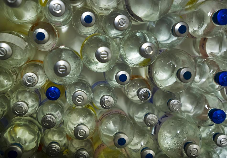 Bioreactors Glass Anaerobic bottles