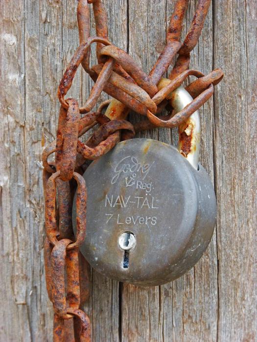 Padlock String Old