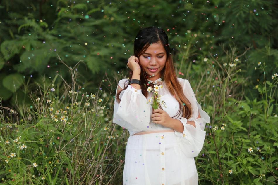photo of Girl on Flower Field