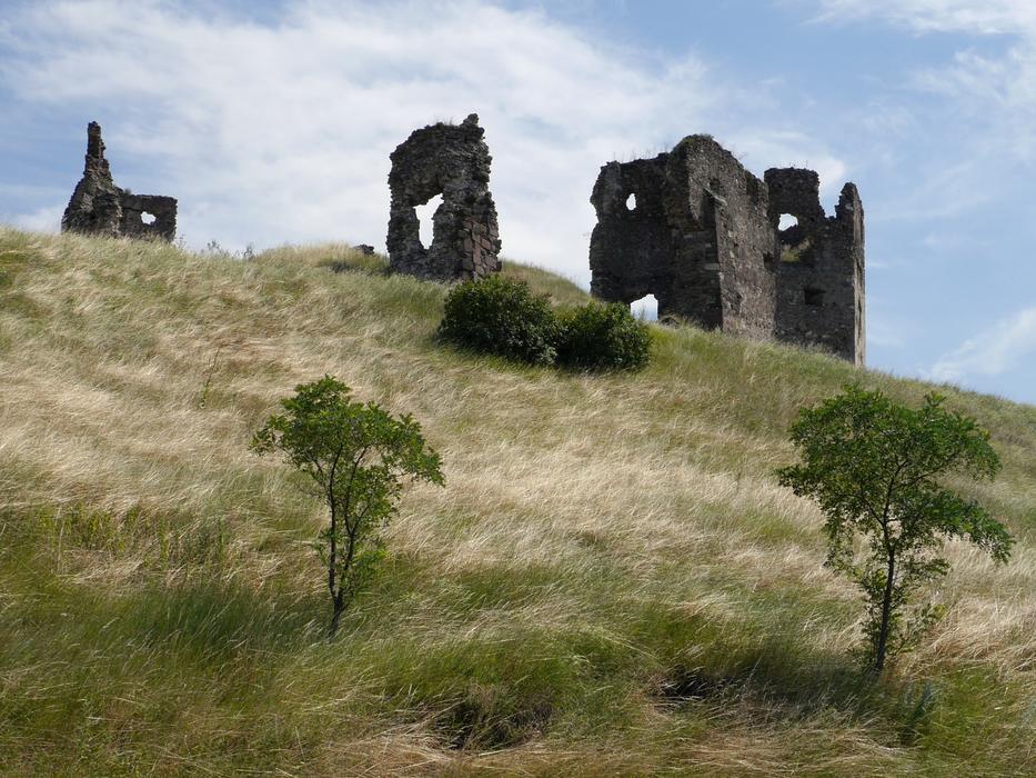stone old castle ruins
