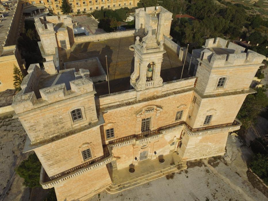 a large castle with towers