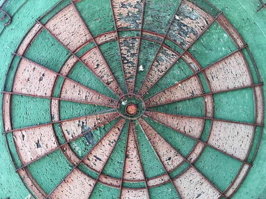Darts Target Wood