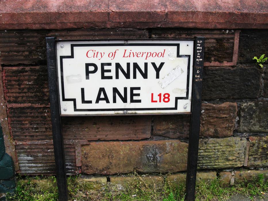 Beatles Penny Lane Liverpool The beatles