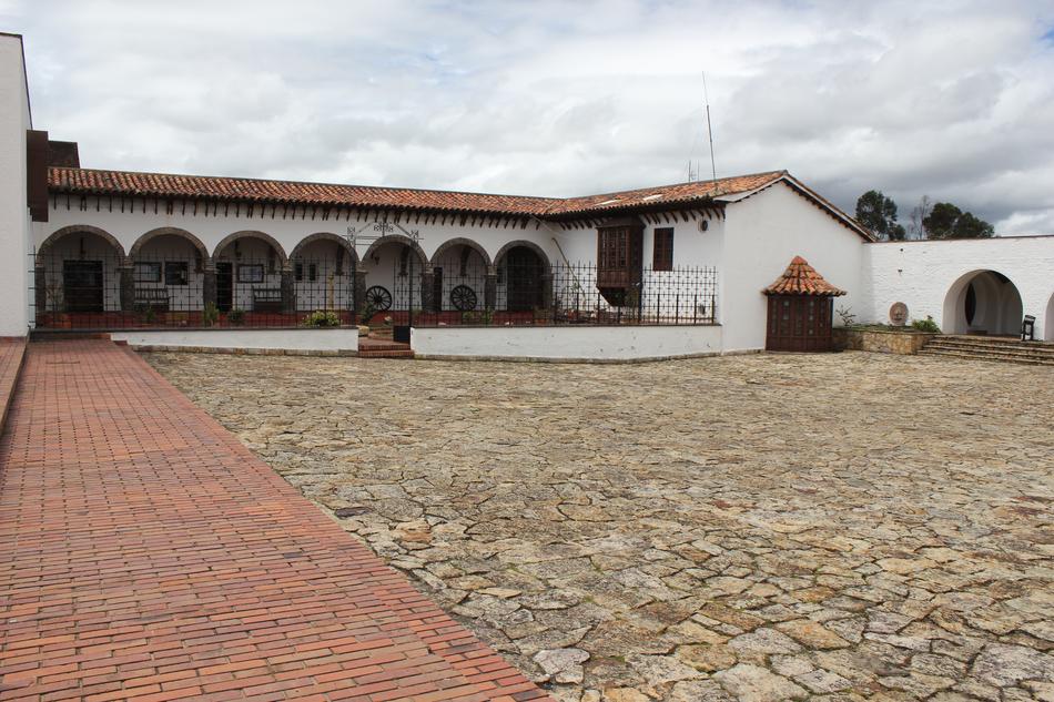 square and old building in Colombia