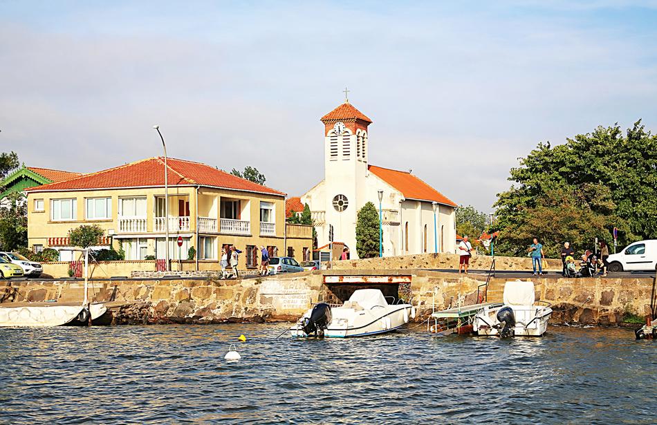 church by the sea in france