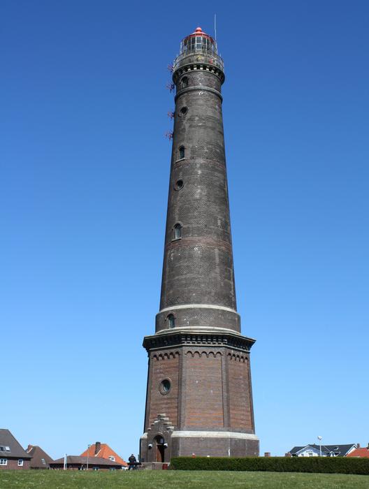 lighthouse standing near the village