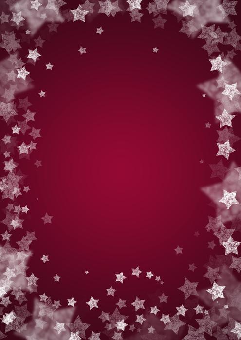 red background with Christmas starts