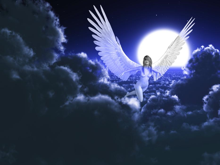 Angel heaven spiritual sky angelic free image download