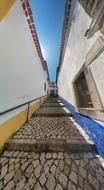 stone steps on the street