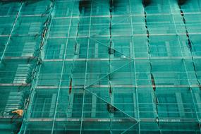 modern building, low angle