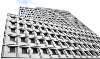contemporary building facade in Berlin