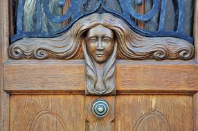 beautiful Wooden Carved Door