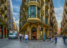 beautiful streets of barcelona
