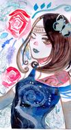 beauty manga as an illustration