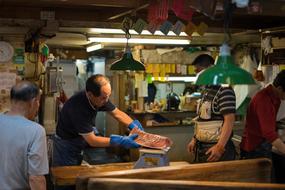 asian fish seller