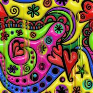seamless pattern tile drawing