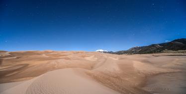 Arid Barren Desert landscape