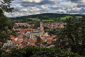 View of Krumlov Czech Republic