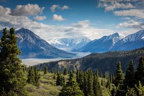 scenic Landscape of Mountain Range