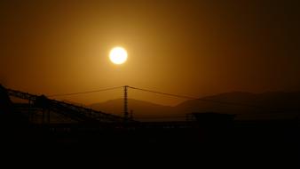 Sunset Industrial Evening