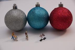 Too Much Christmas Shopping, concept, human figurine with shopping cart and prohibition traffic signs