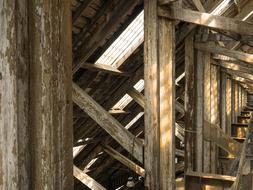 Abandoned wooden Building Decay