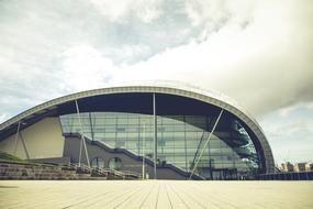 Concert venue with buildings in Great Britain