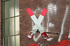 Andreaskreuz Road Sign Street