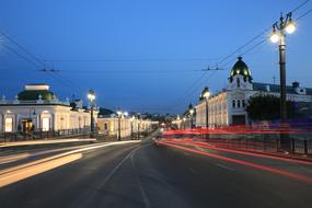 Omsk Street Lubinsky Avenue