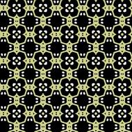 tileable pattern design black green drawing