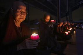 Nuns With Candles Blessing