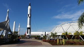 rockets on the launch pad