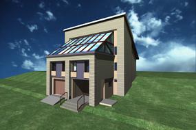 3d model of house cottage