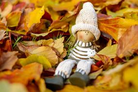 Doll Figure in forest