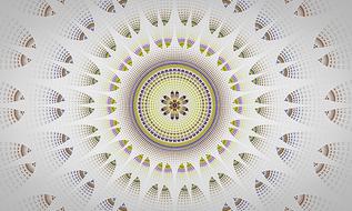 mandala fractal decorative drawing