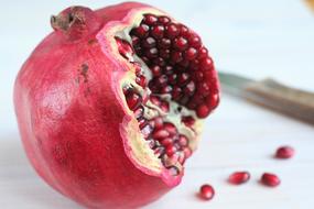 Pomegranate Antioxidant Vitamins red